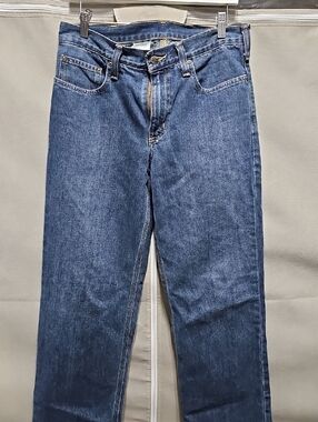 Carhartt Men’s Straight Jeans in Blue Denim
